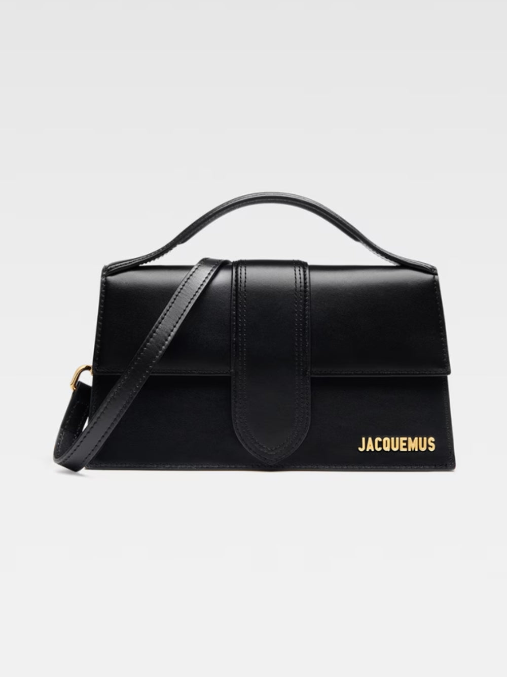 Jacquemus Black Leather Le Grand Bambino Women's Handbag