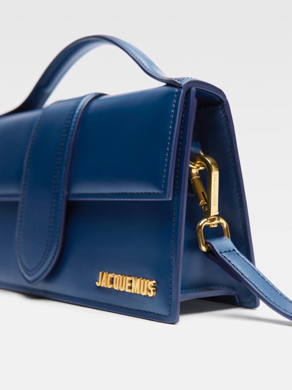 Jacquemus Dark NavyLeather Le Grand Bambino Women's Handbag