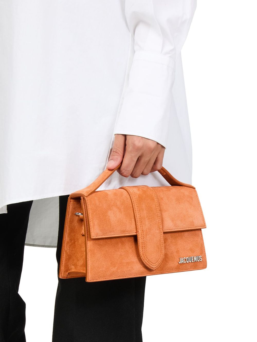 Jacquemus Terracotta Leather Le Grand Bambino Women's Handbag