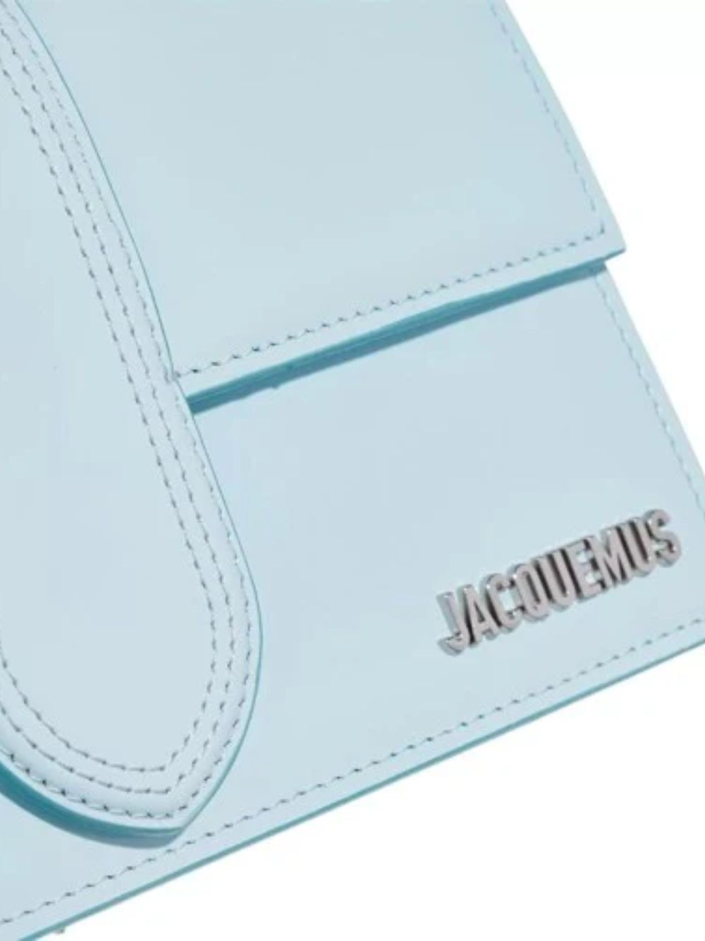 Jacquemus Pale blue Leather Le Grand Bambino Women's Handbag