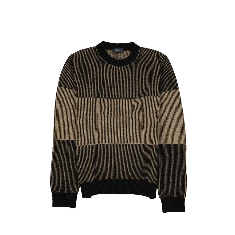 Herno Blue Wool Men's Sweatshirt