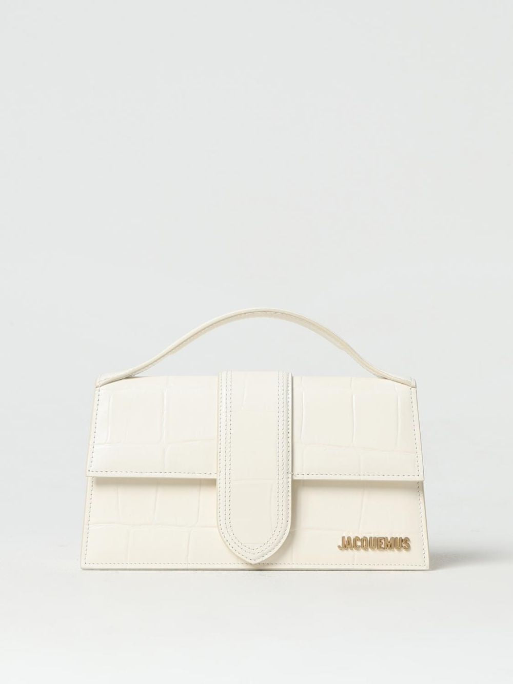 Jacquemus Ivory Cocco Le Grand Bambino Women's Handbag