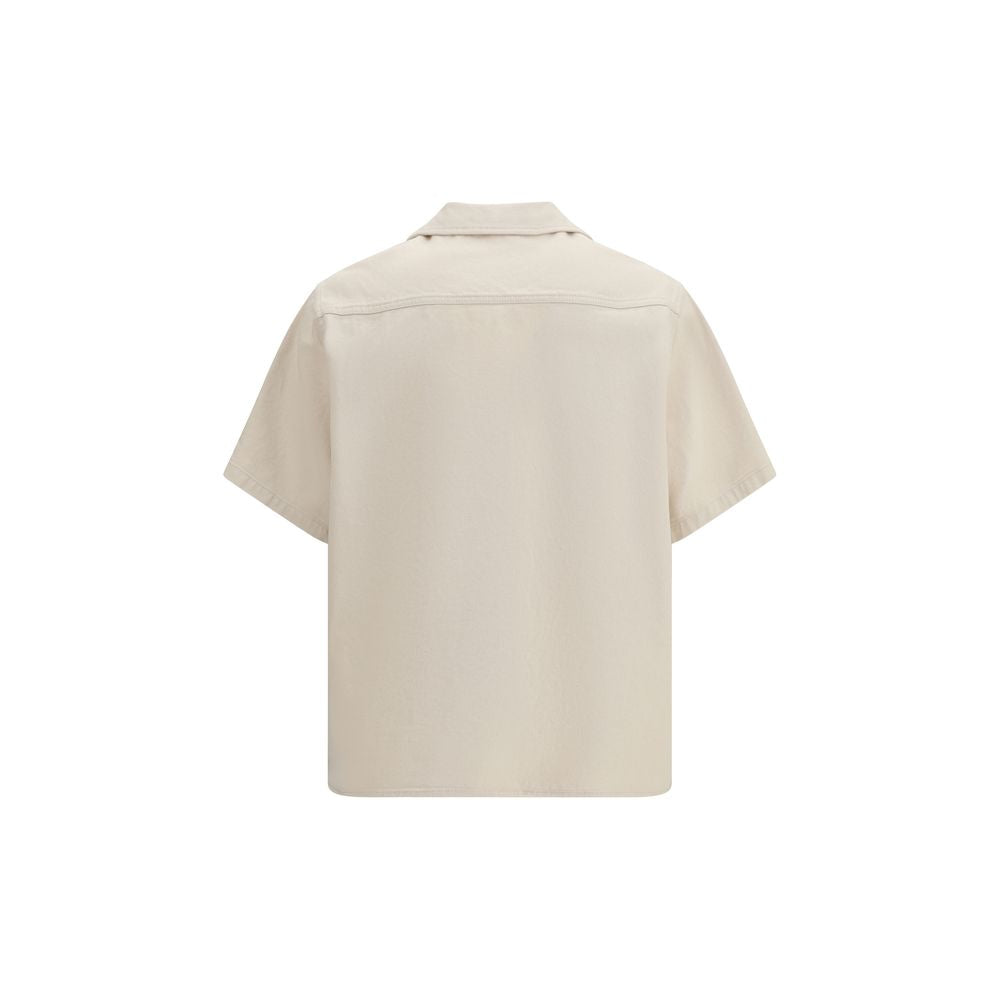 Valentino Garavani Beige Denim Men's Shirt