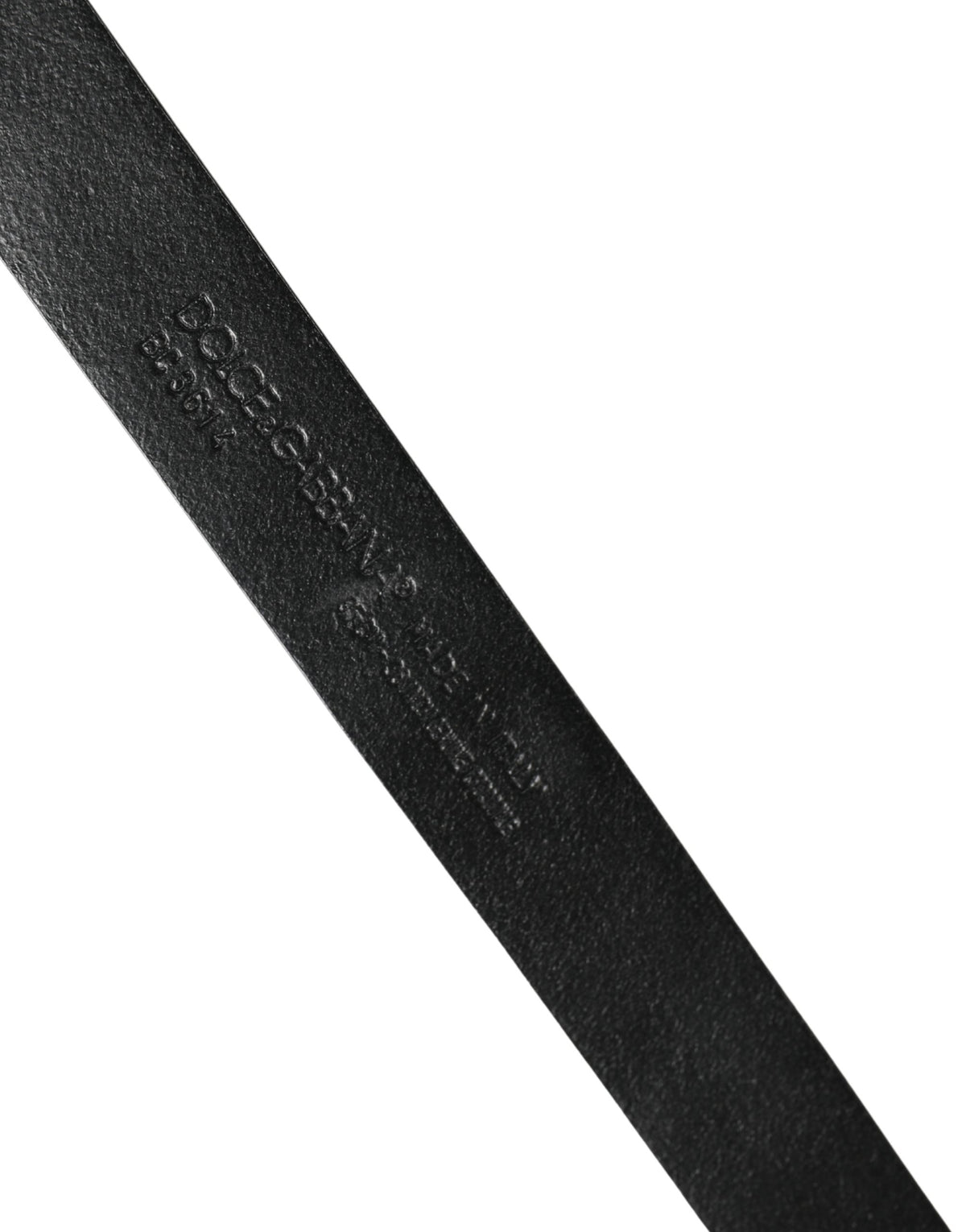 Dolce & Gabbana Men Black Exotic Leather Metal Buckle Men's Belt (Pre-Owned)