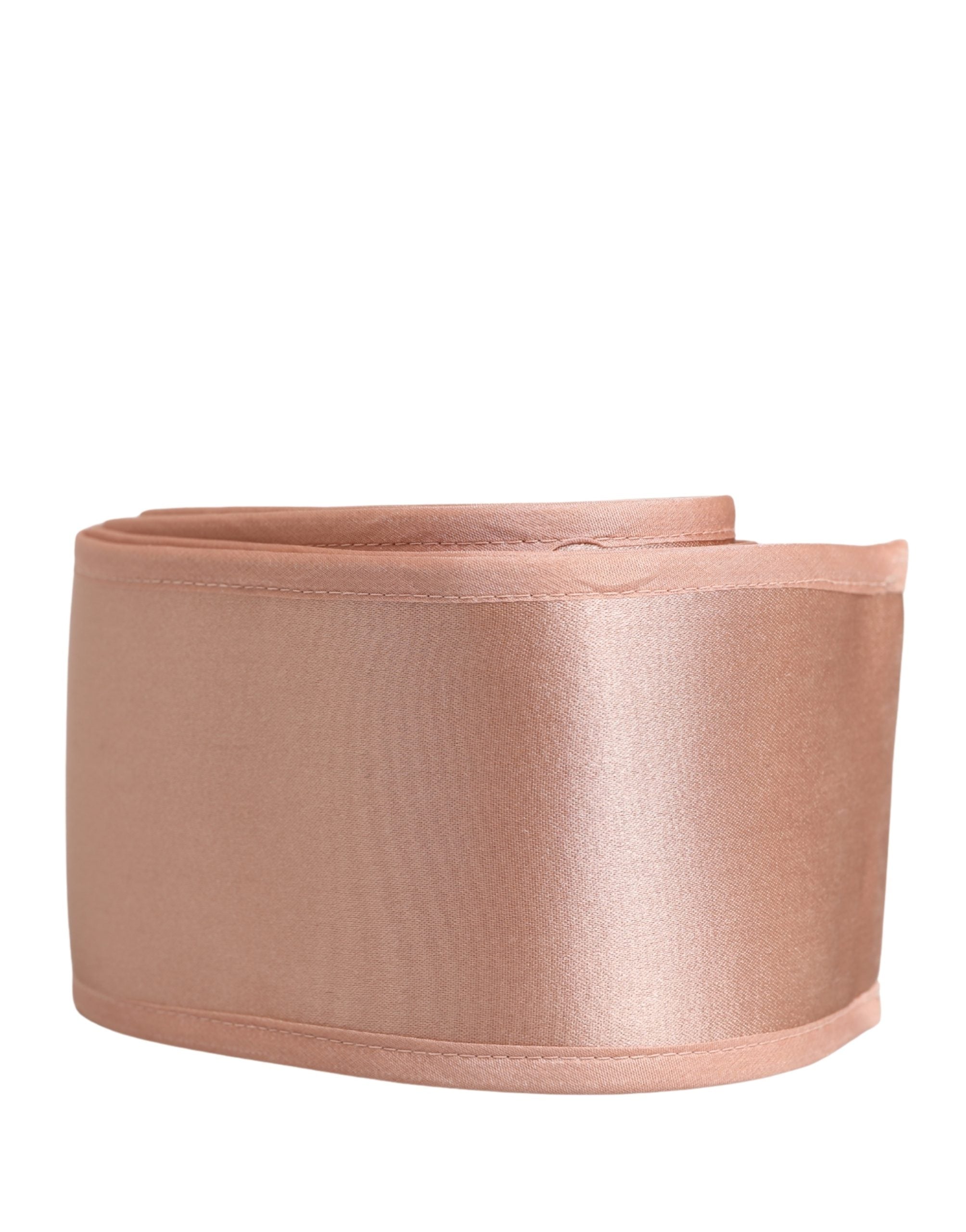 Dolce & Gabbana Light Pink Silk Satin Waist Women Cintura Women's Belt