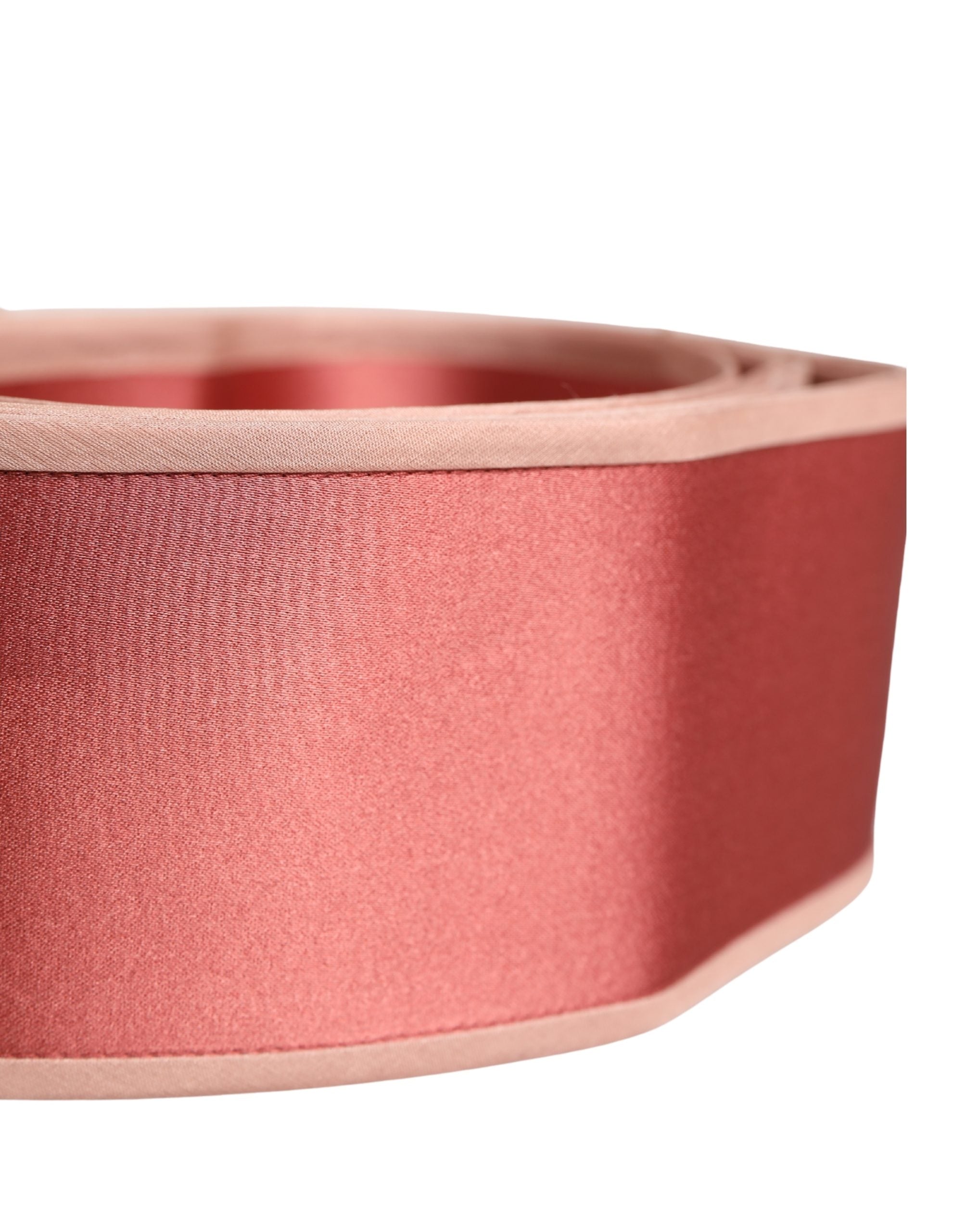 Dolce & Gabbana Pink Silk Satin Waist Women Cintura Women's Belt (Pre-Owned)