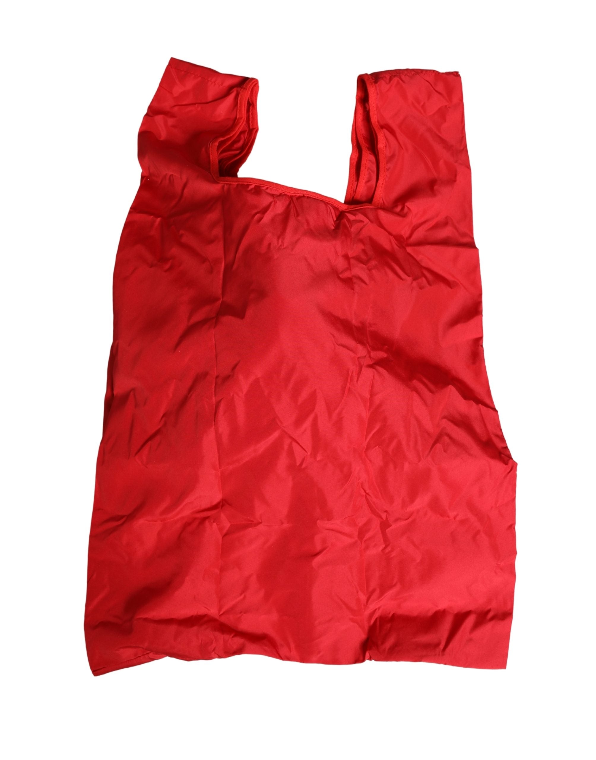Dolce & Gabbana Men Red Polyester Panda Stuffed EcoMen's Tote Borse Men's Bag