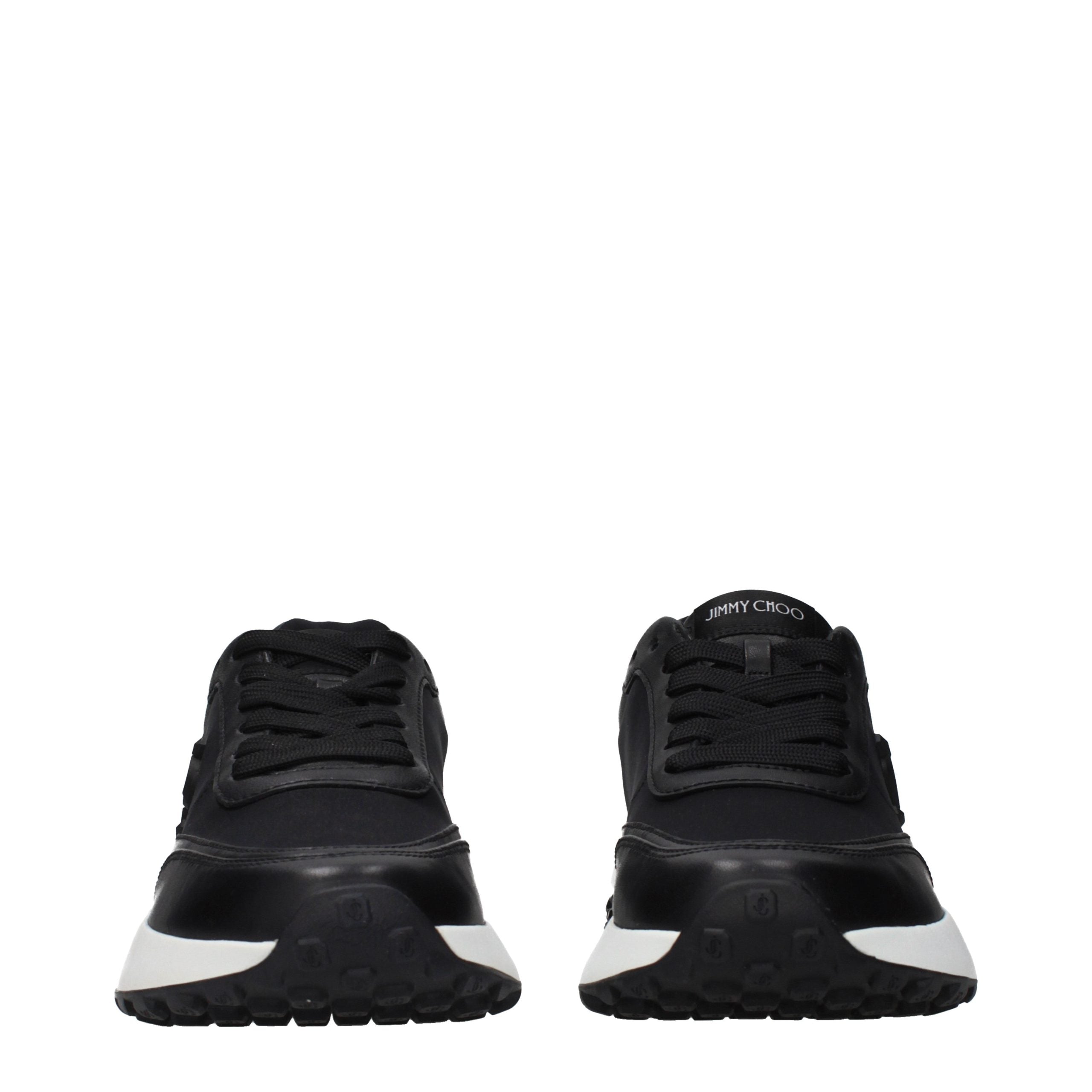 Jimmy Choo Black Fabric Athletic Women's Sneakers