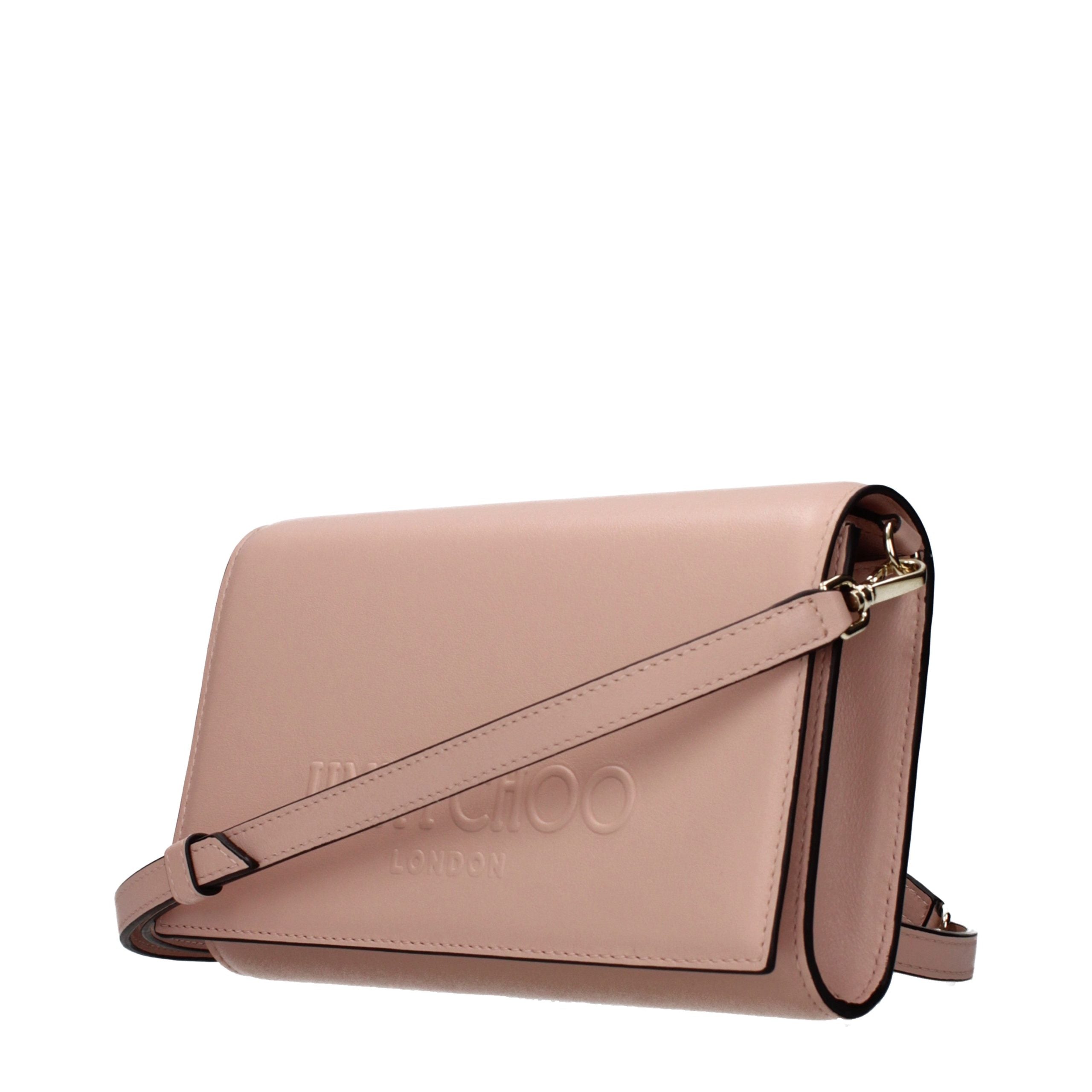 Jimmy Choo Pink Leather Clutch Women's Bag