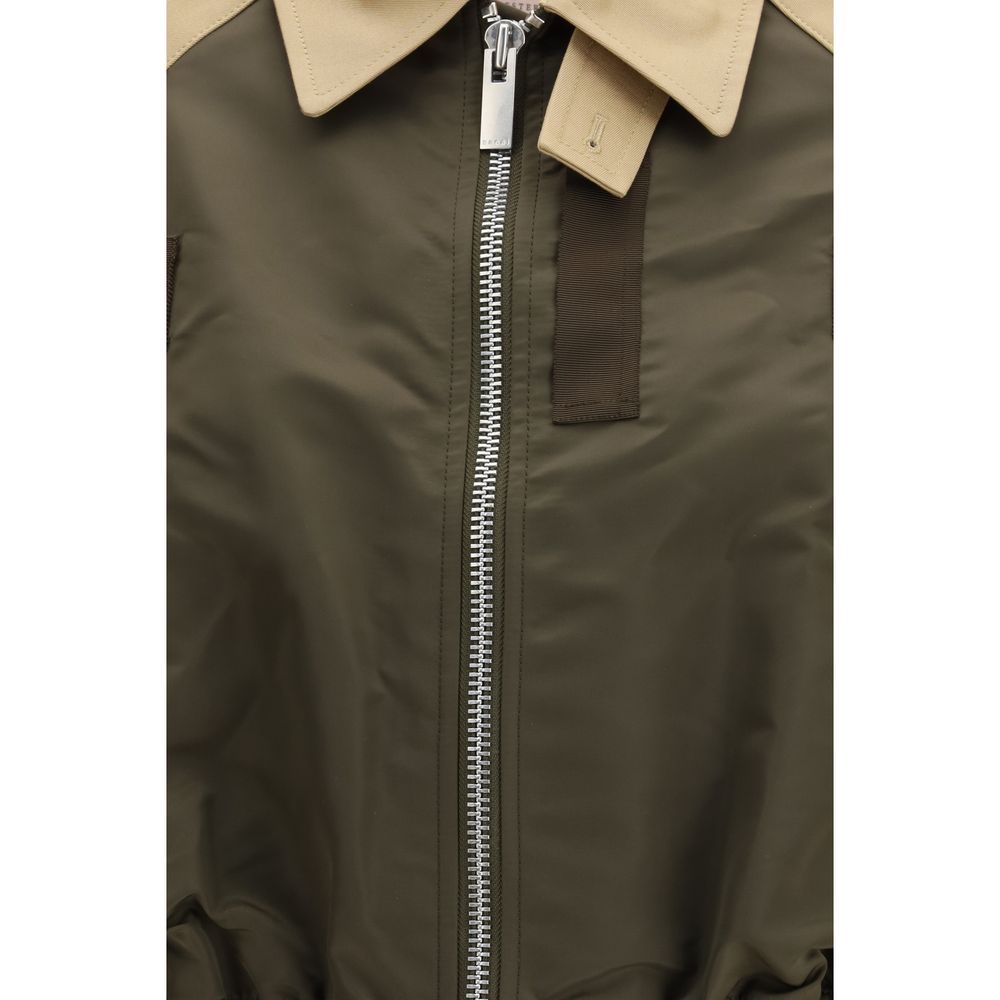 Sacai Bicolor Cotton Women's Bomber