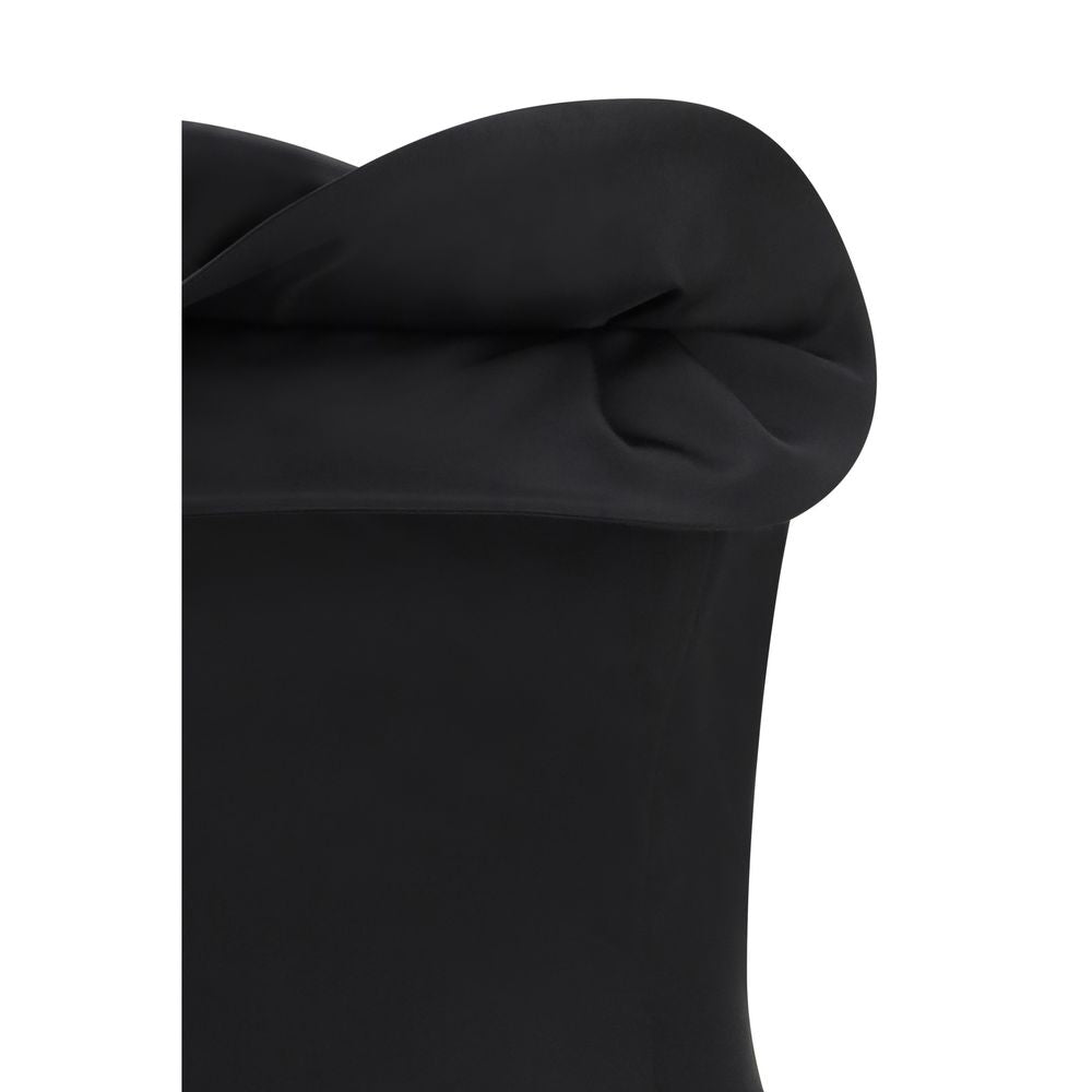 Magda Butrym Black Wool Tank Women's Tops