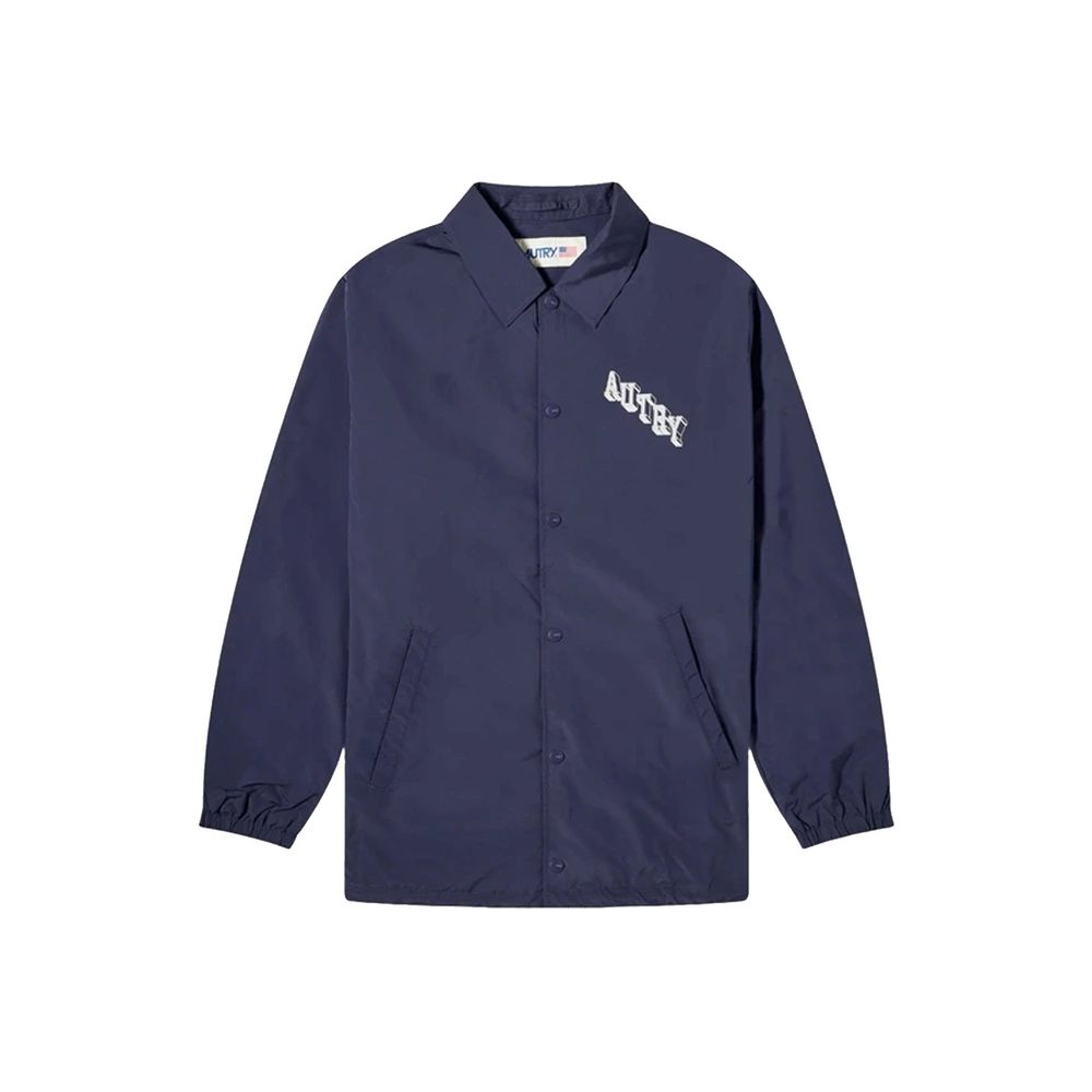 Autry Blue Polyester Shell Men's Jacket