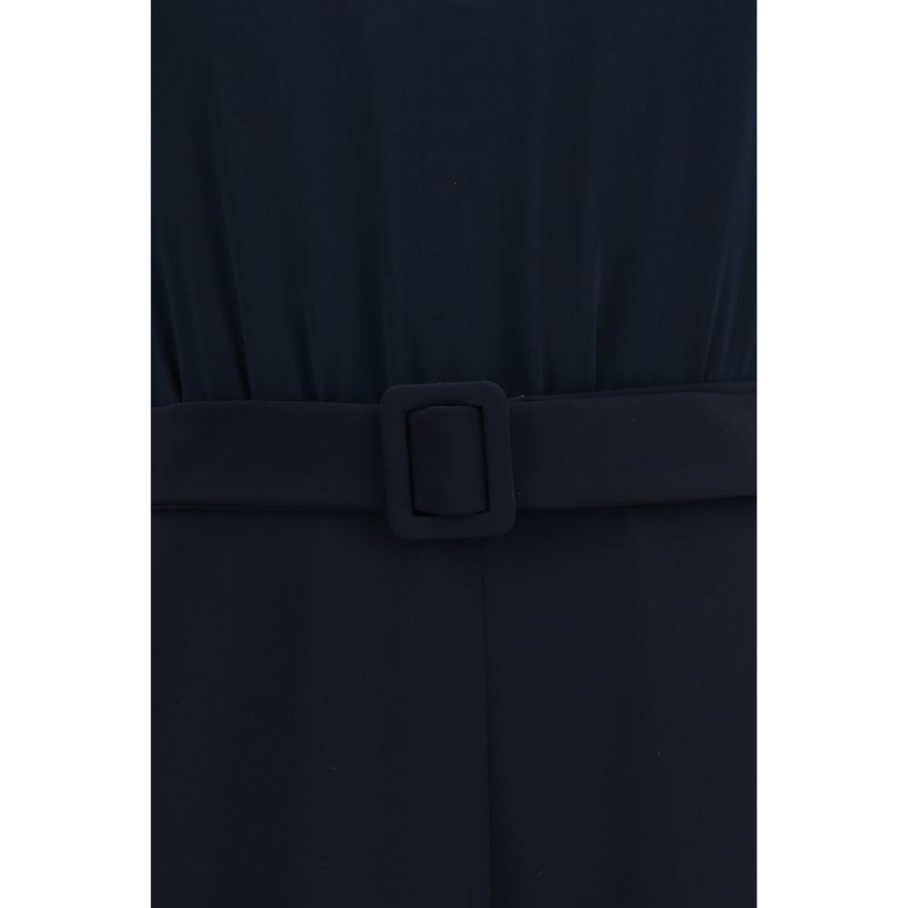 P.A.R.O.S.H. Blue Polyester Women's Jumpsuit