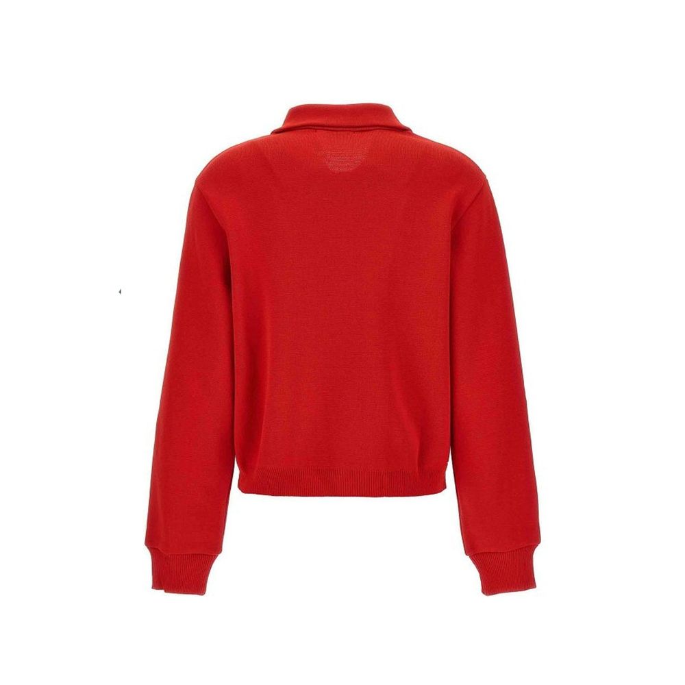 Autry Red Nylon Women's Cardigan