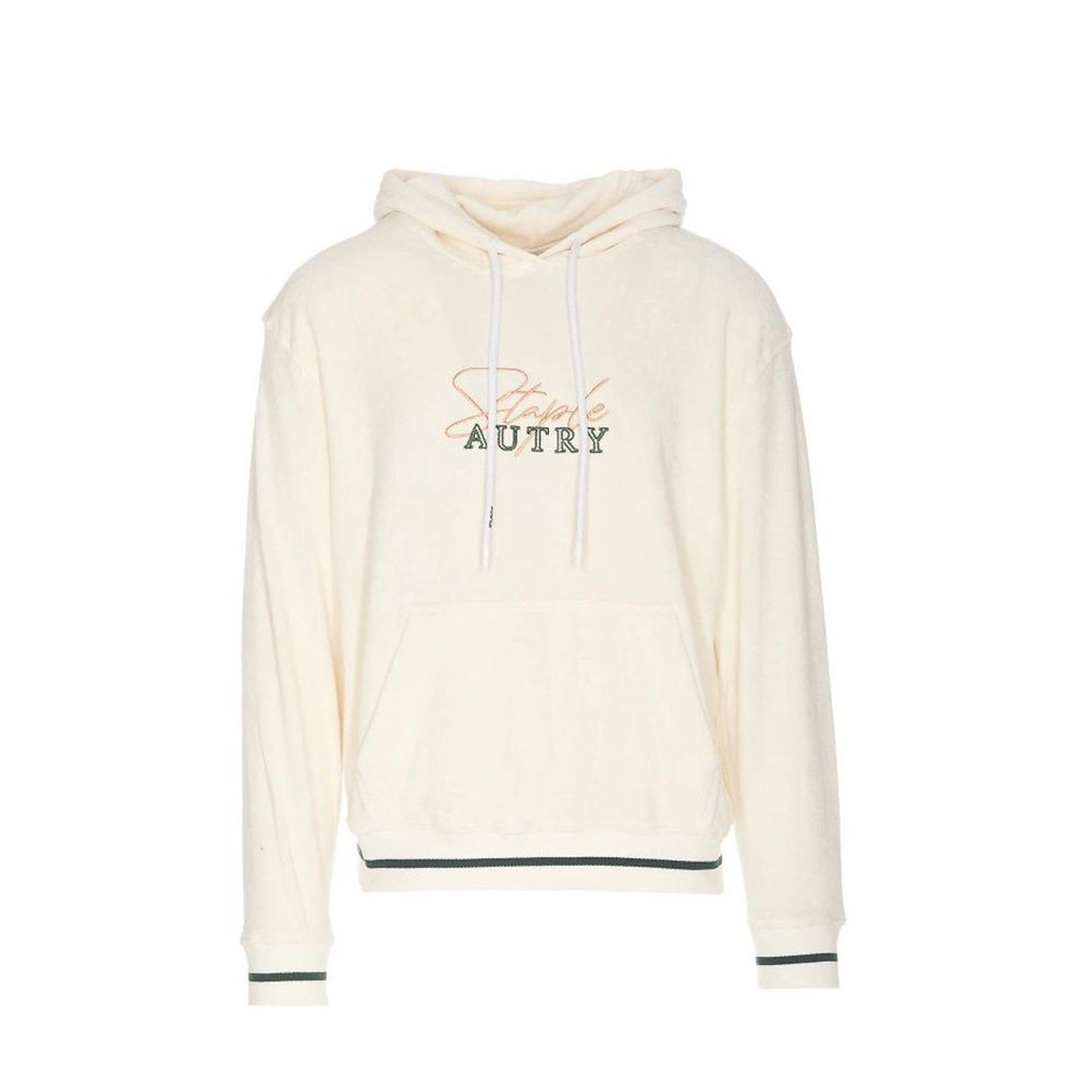 Autry White Cotton Men's Hoodie