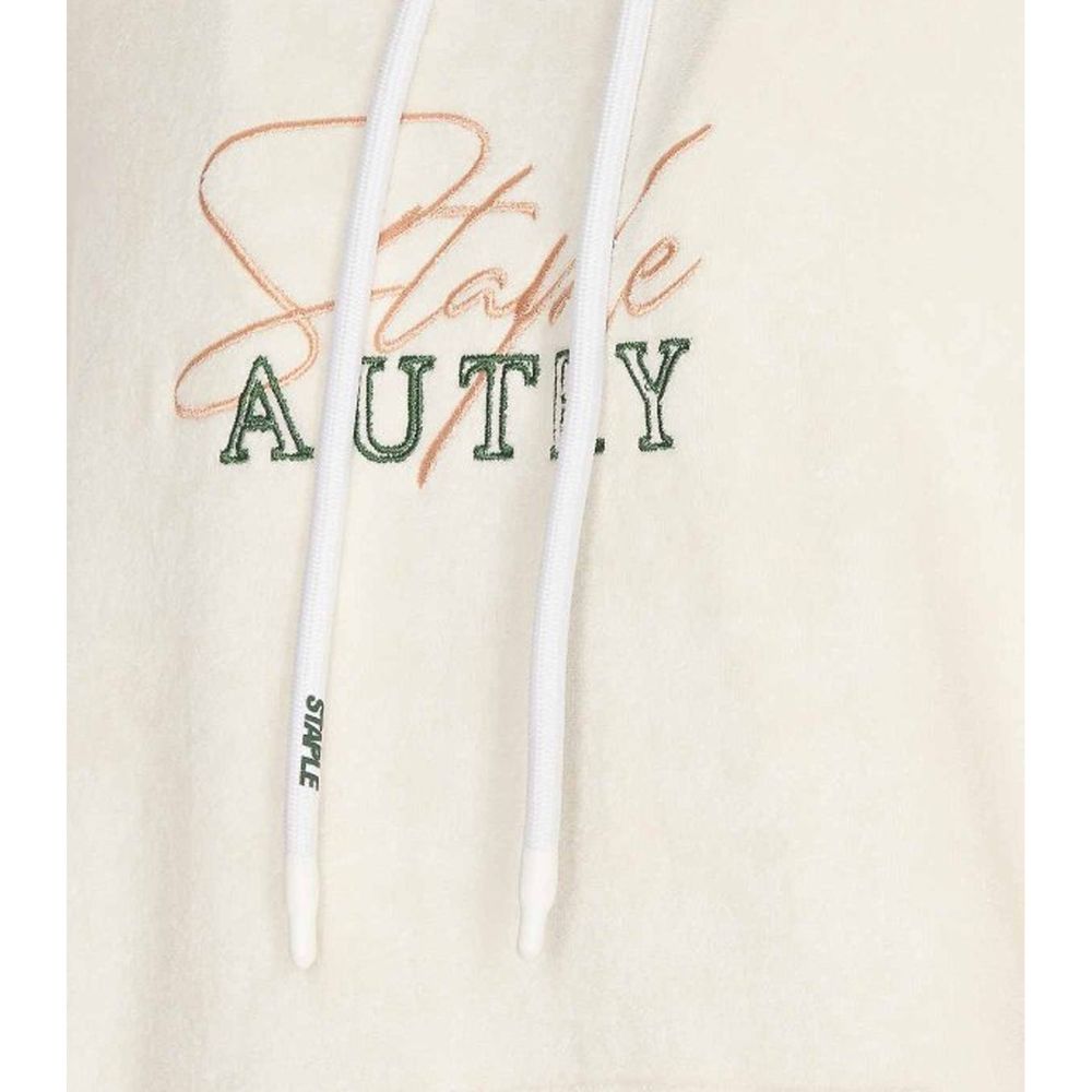Autry White Cotton Men's Hoodie