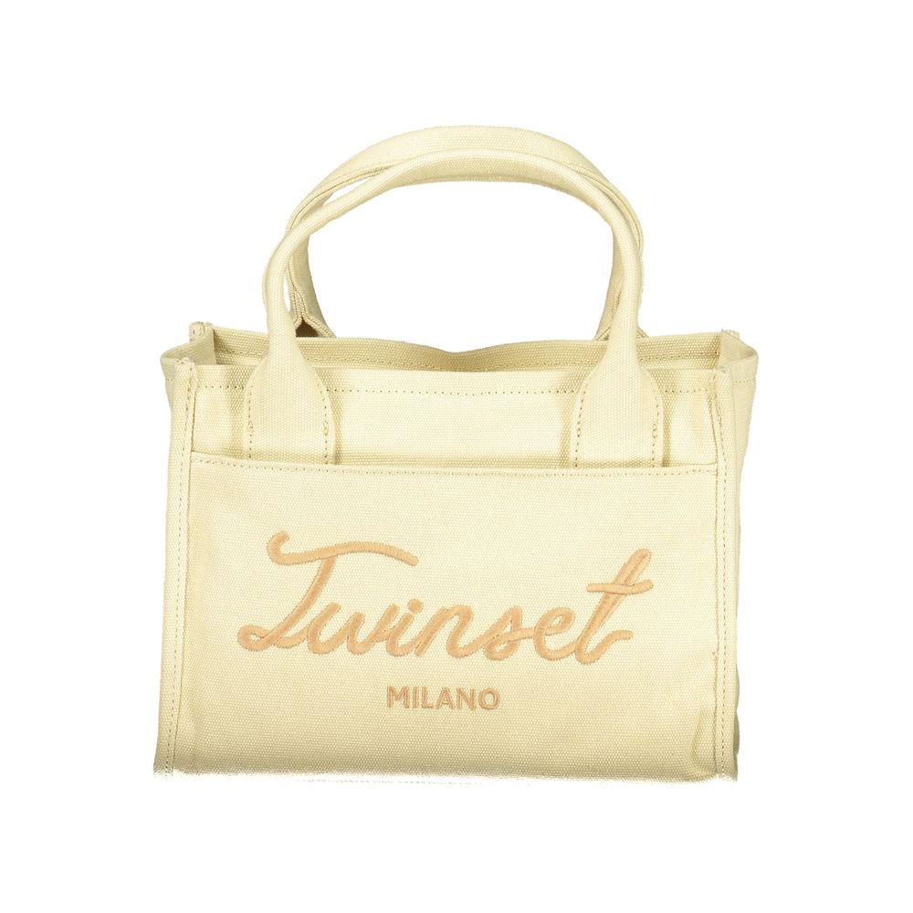 Twinset Beige Cotton Women Women's Handbag