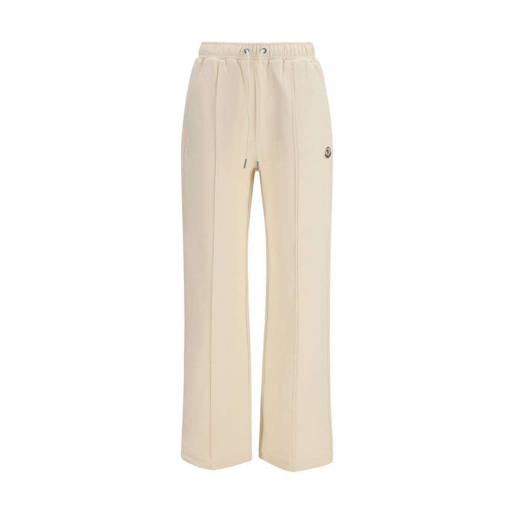 Moncler Beige Cotton Athletic Women's Pants