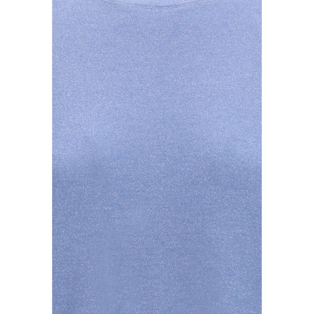 Brunello Cucinelli Blue Nylon Women's T-Shirt