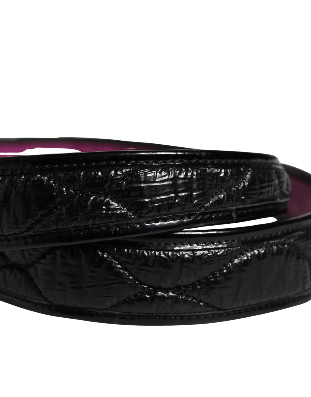 Ermanno Scervino Black Leather Gold Round Buckle Waist Women's Belt (Pre-Owned)