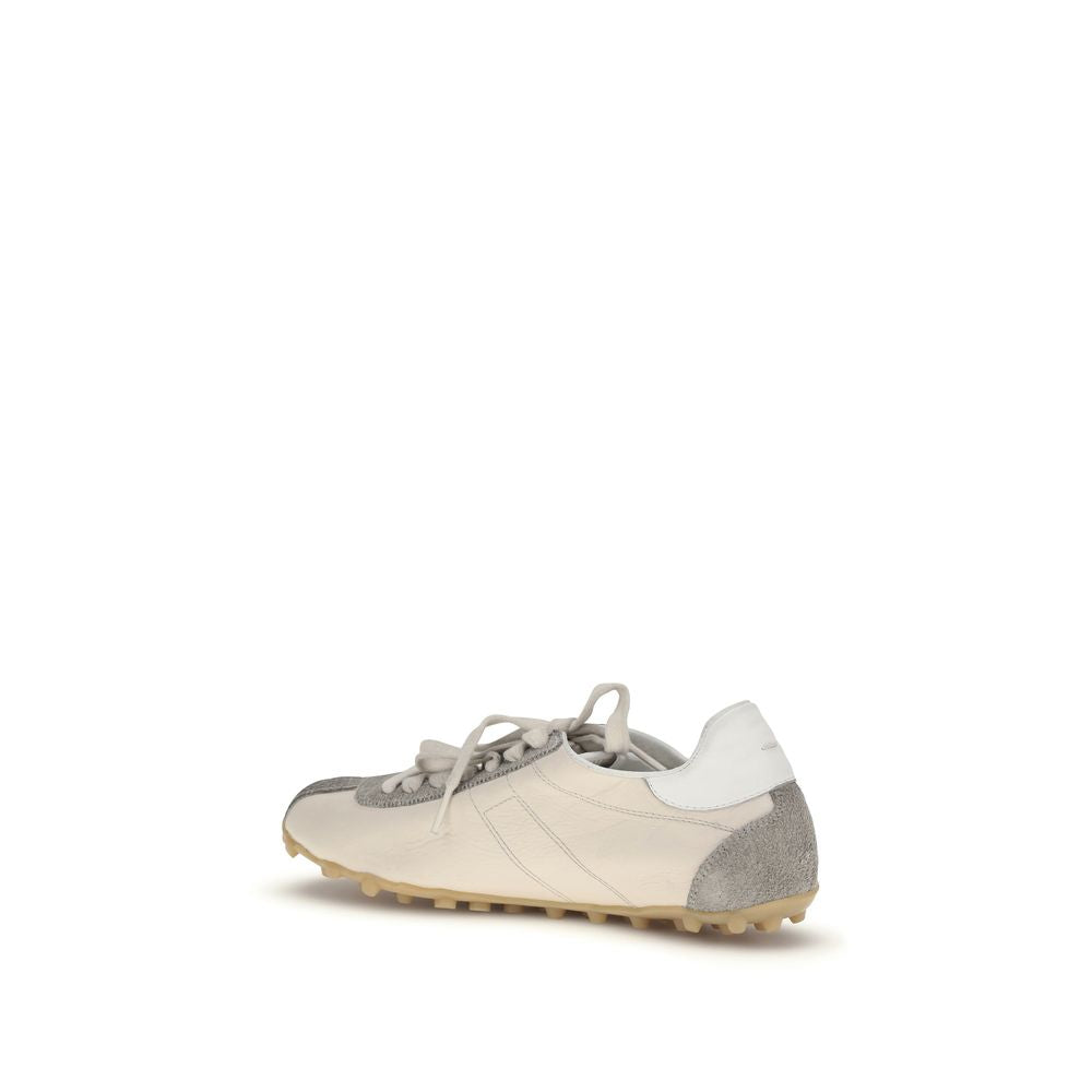 Maison Margiela Beige Goatskin Athletic Women's Sneakers