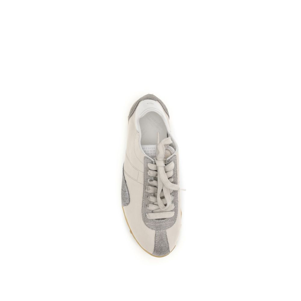 Maison Margiela Beige Goatskin Athletic Women's Sneakers