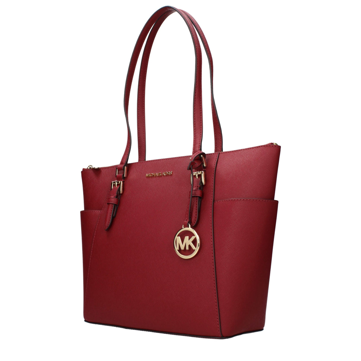 Michael Kors Red Leather Shoulder Women's Bag