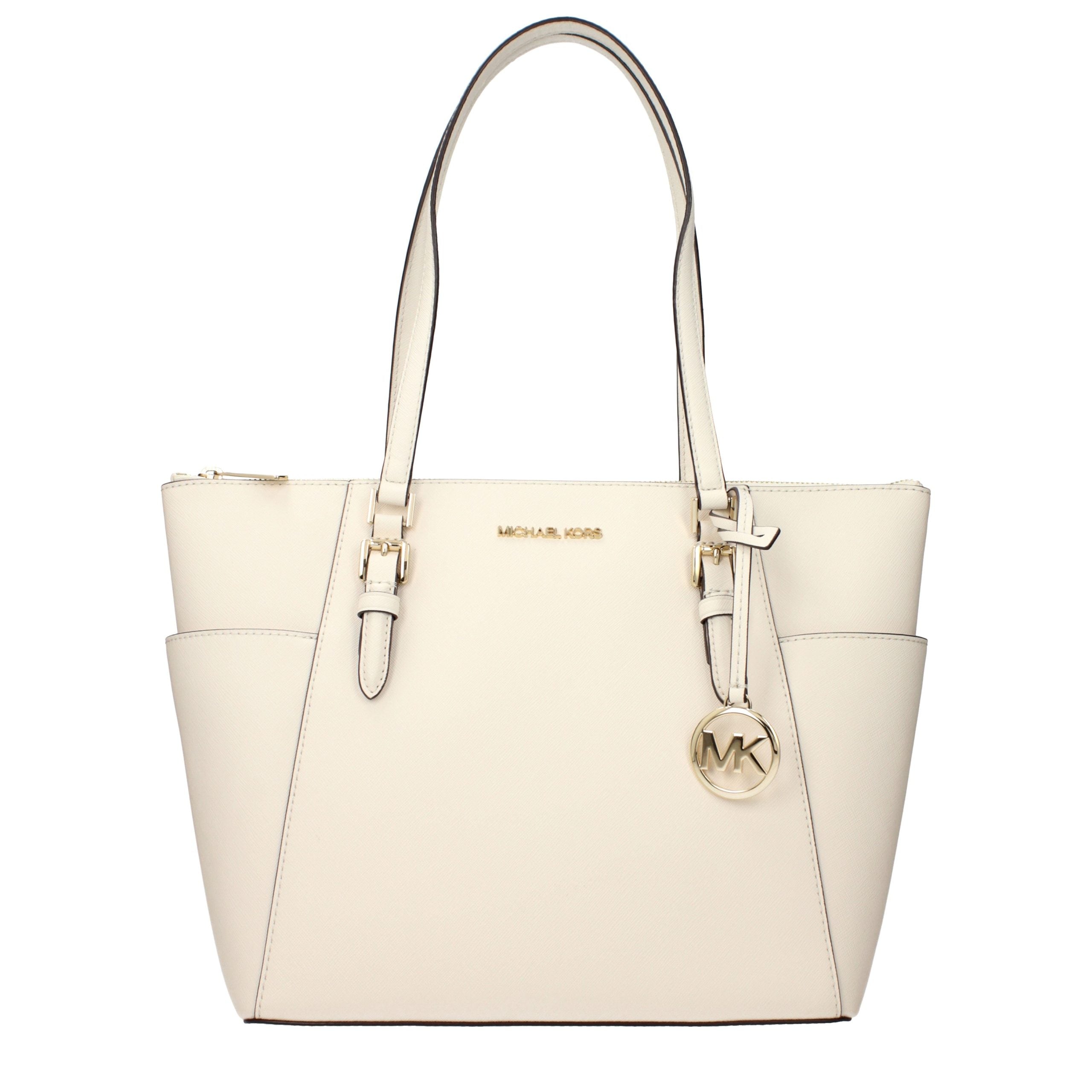 Michael Kors Beige Leather Shoulder Women's Bag