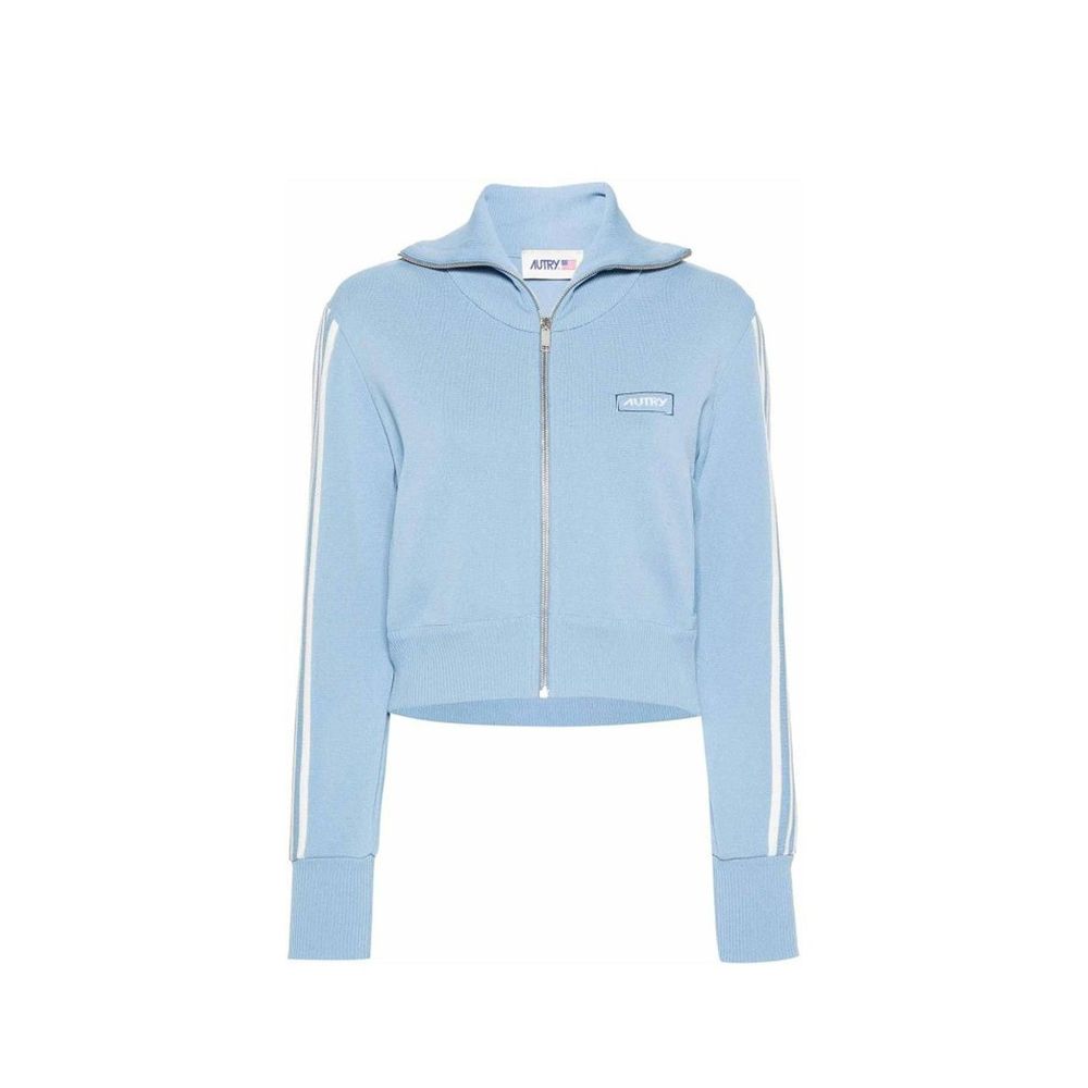 Autry Blue Nylon Women's Cardigan