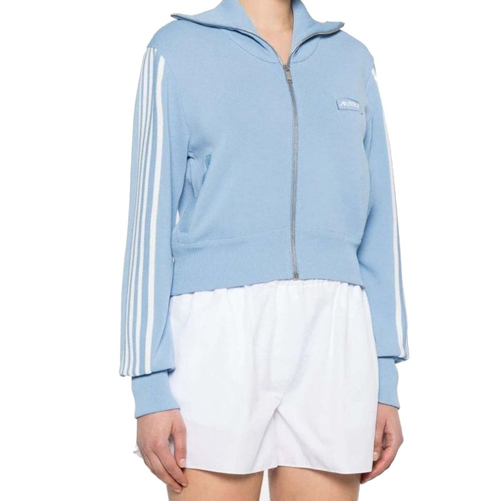 Autry Blue Nylon Women's Cardigan