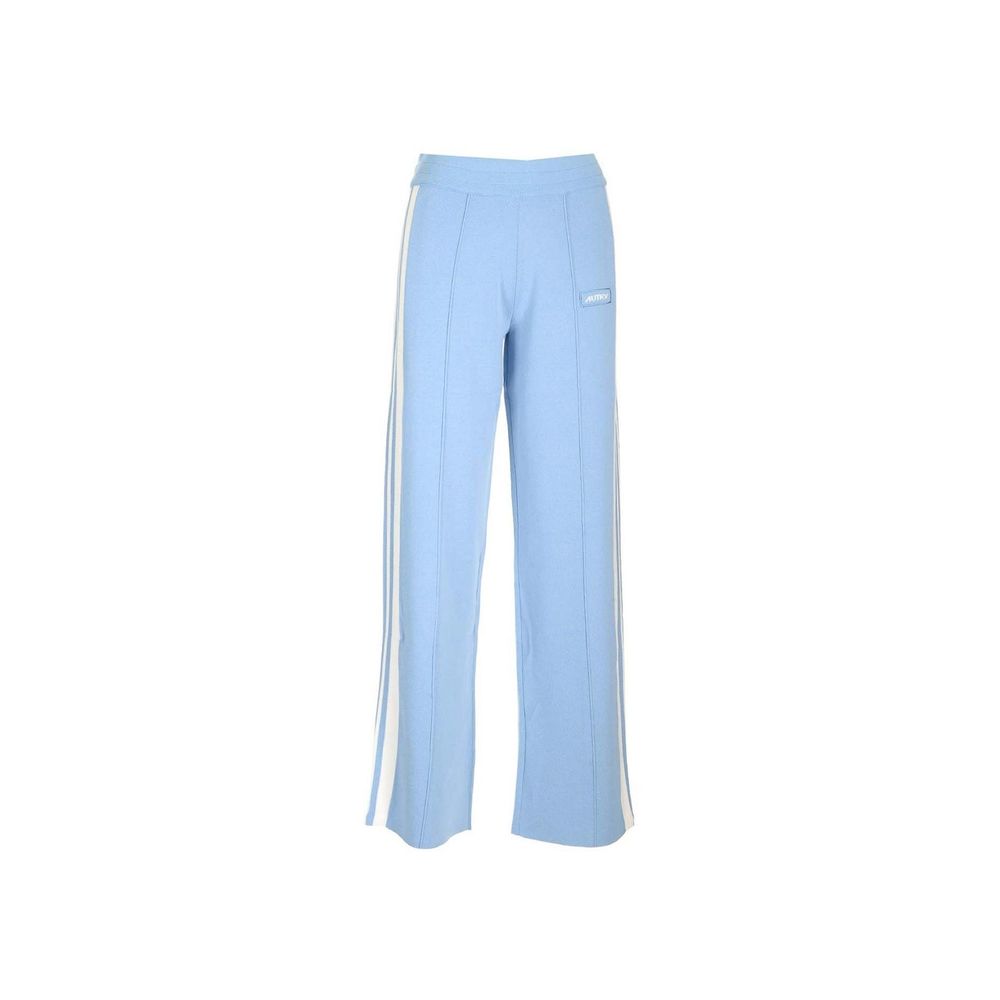 Autry Blue Nylon Joggers (Workout Women's Pants)