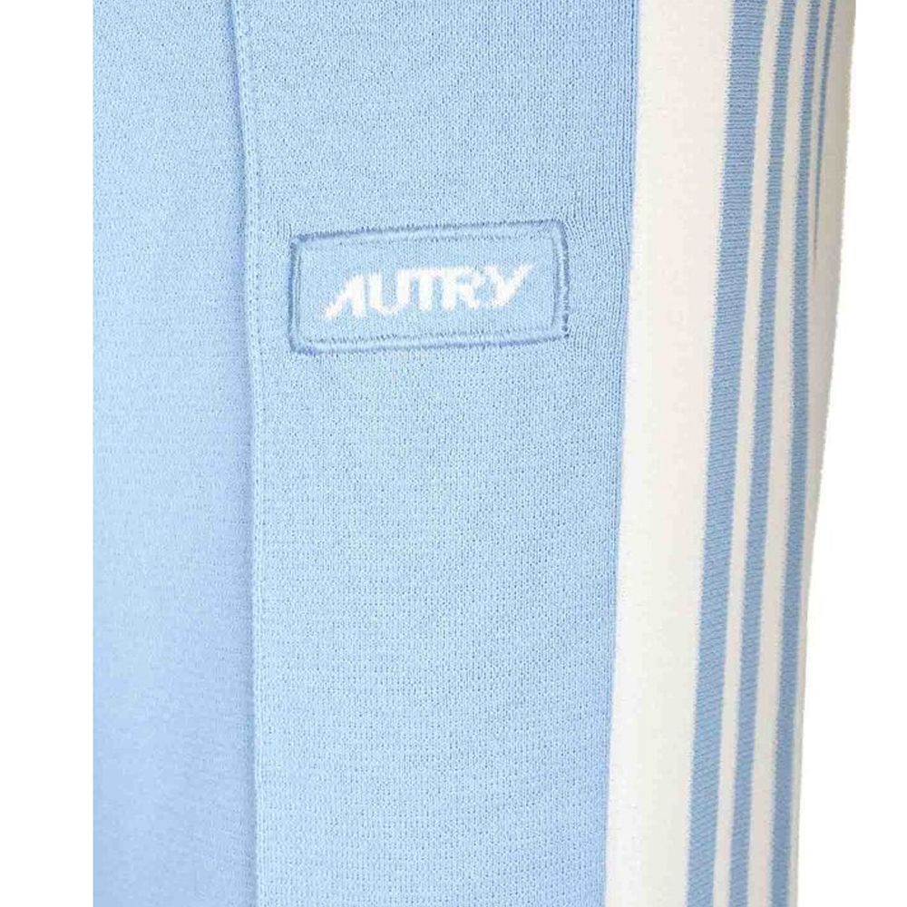 Autry Blue Nylon Joggers (Workout Women's Pants)