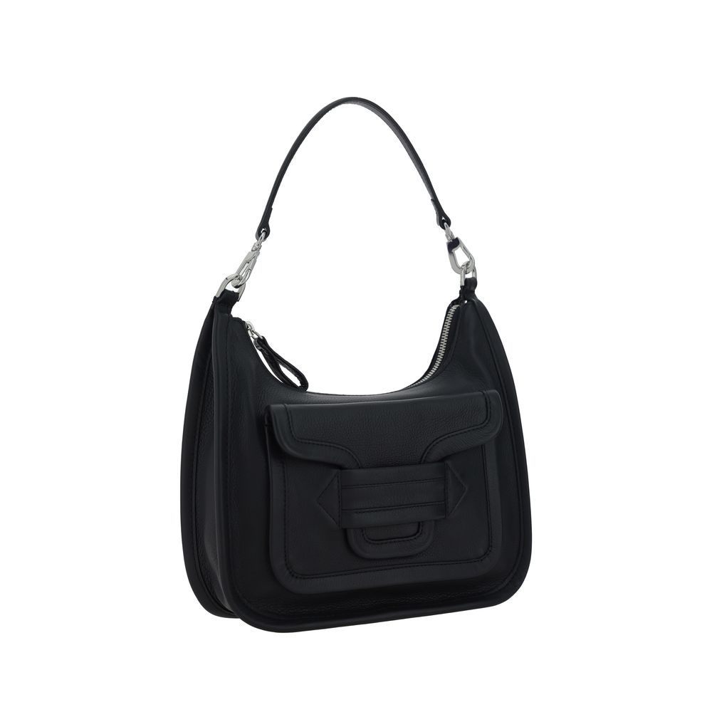 Pierre Hardy Black Calf Leather Bos Taurus Shoulder Women's Bag