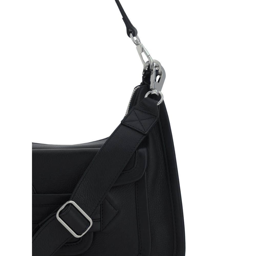 Pierre Hardy Black Calf Leather Bos Taurus Shoulder Women's Bag