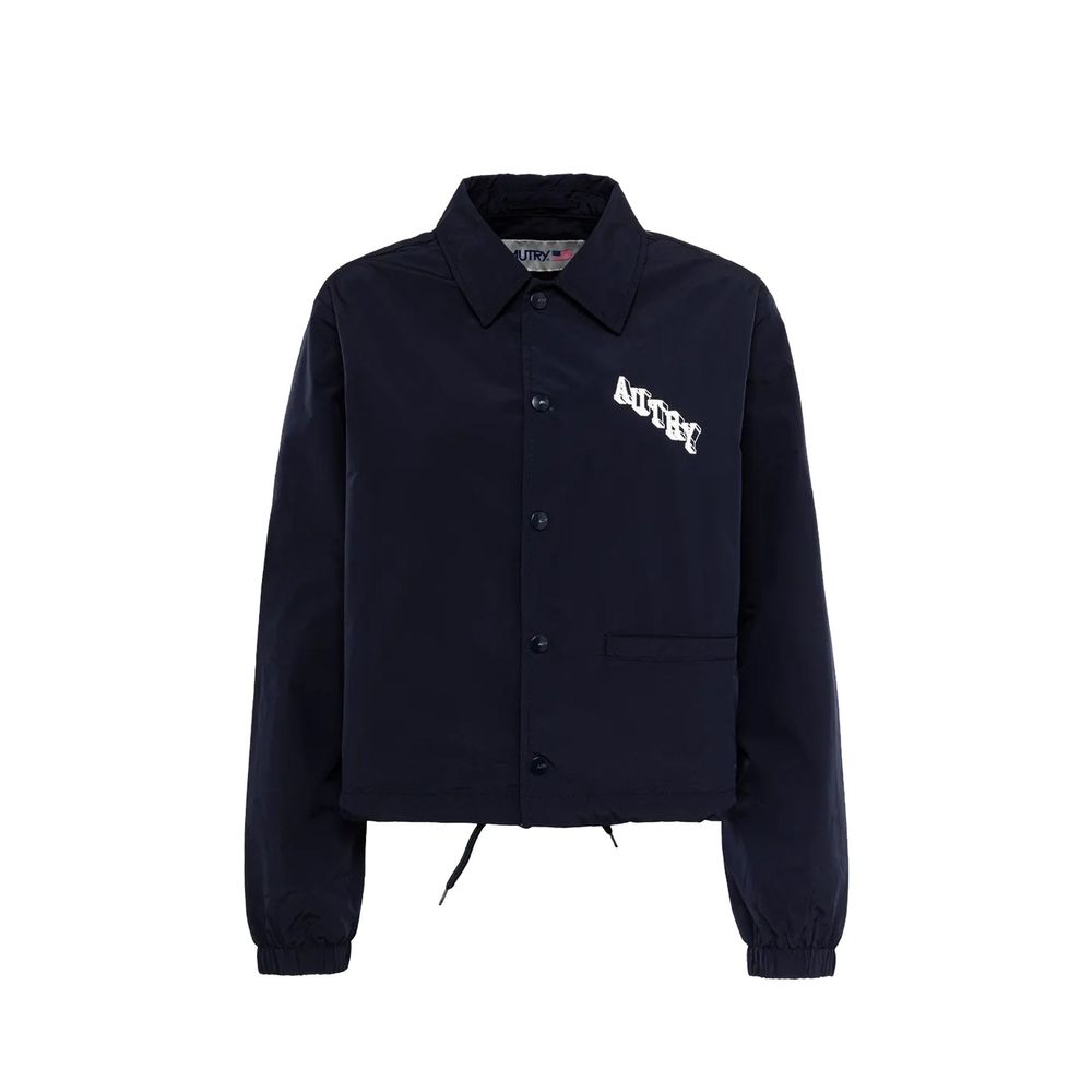 Autry Blue Polyester Shell Women's Jacket