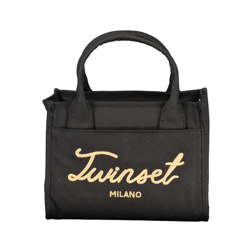 Twinset Black Cotton Women Women's Handbag