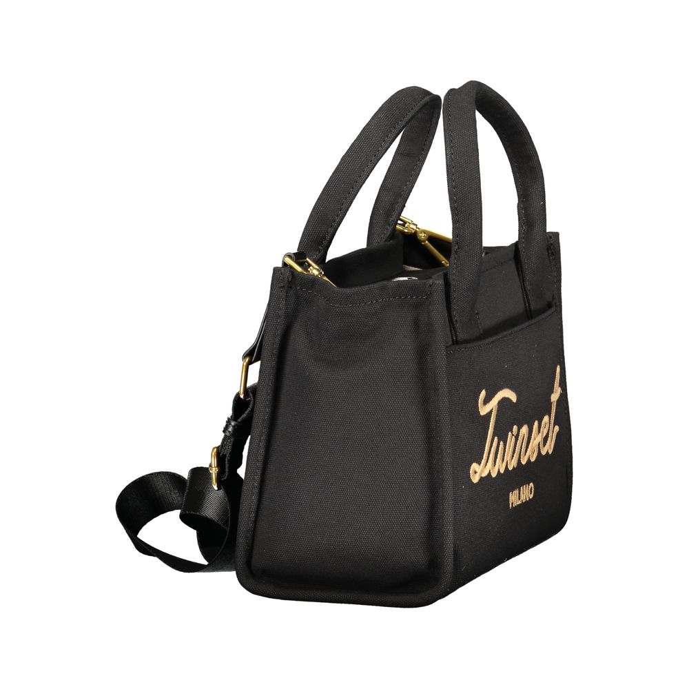 Twinset Black Cotton Women Women's Handbag