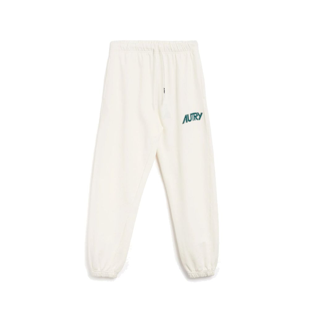 Autry White Cotton Joggers (Workout Women's Pants)