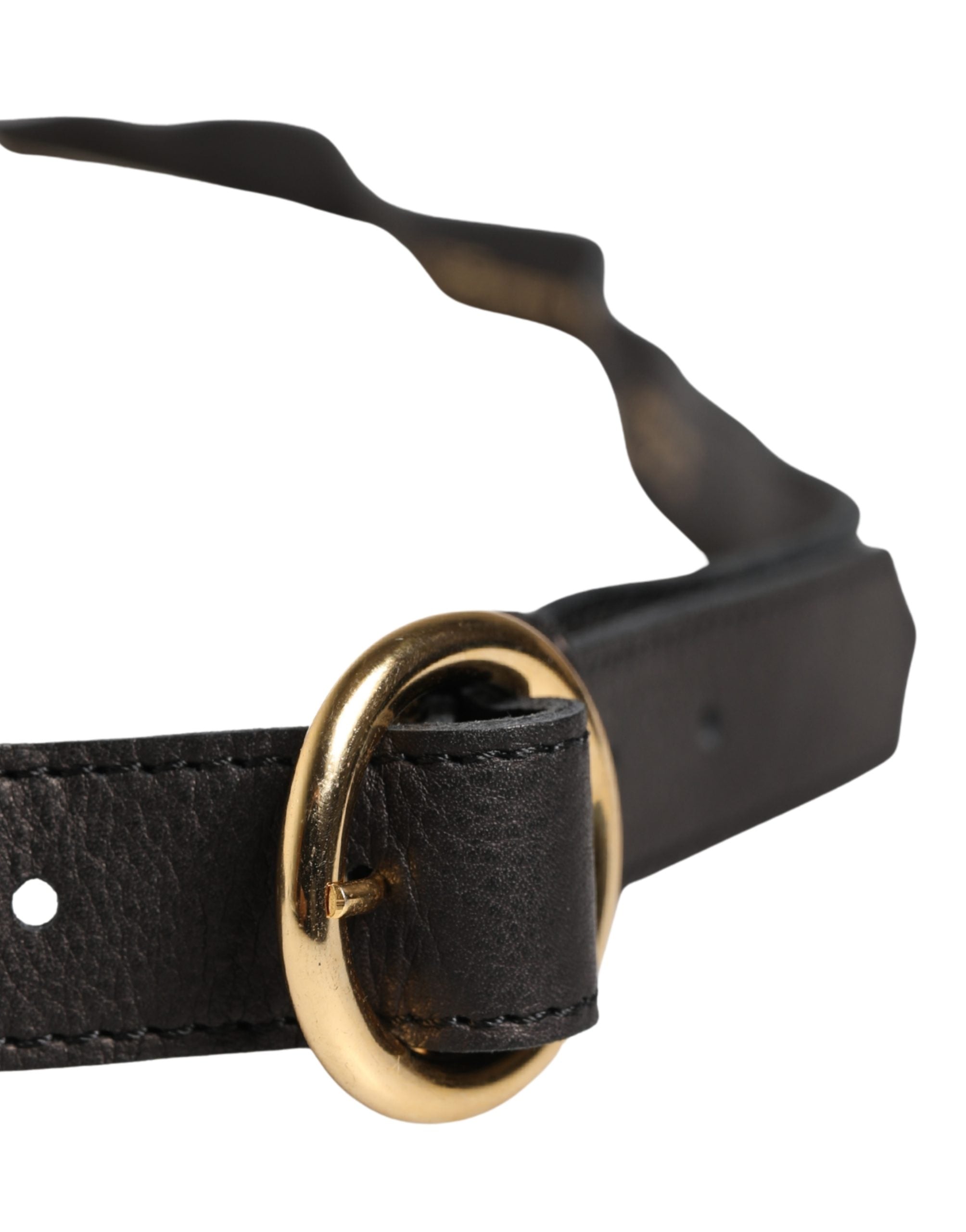 Cavalli Class Multicolor Floral Wide Waist Gold Metal Buckle Cintura Women's Belt