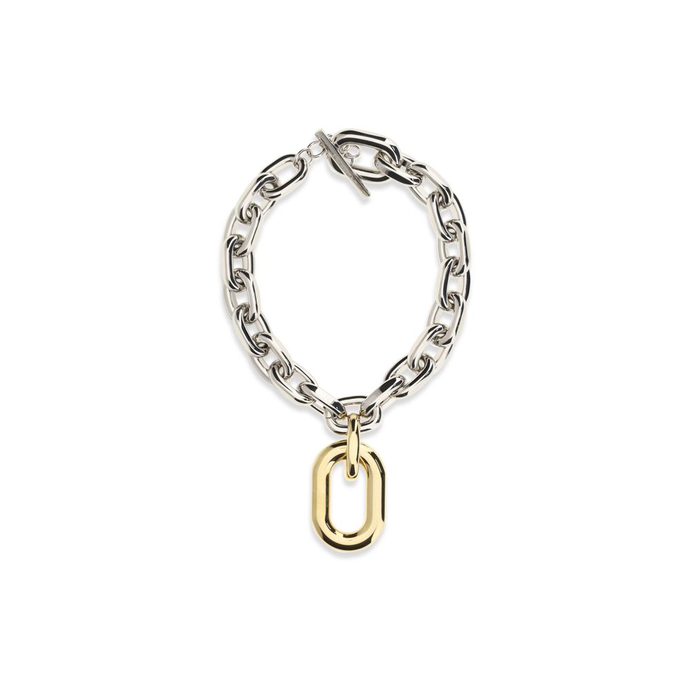 Rabanne Silver Metal Women's Necklace