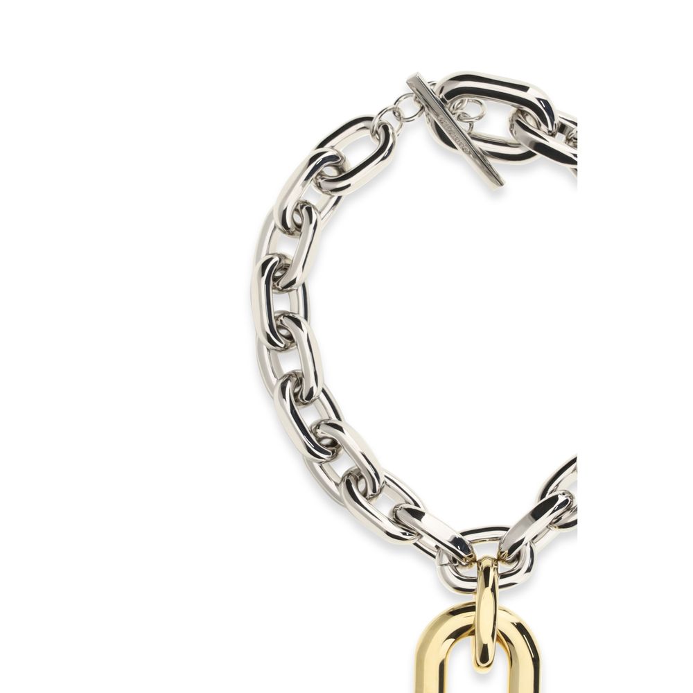 Rabanne Silver Metal Women's Necklace