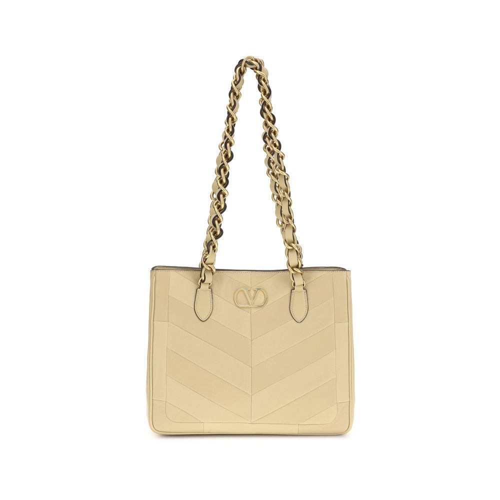 Valentino Garavani Gold Napa Leather / Calf Bos Taurus Shoulder Women's Bag