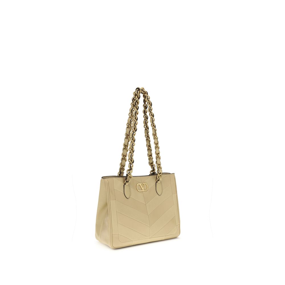 Valentino Garavani Gold Napa Leather / Calf Bos Taurus Shoulder Women's Bag