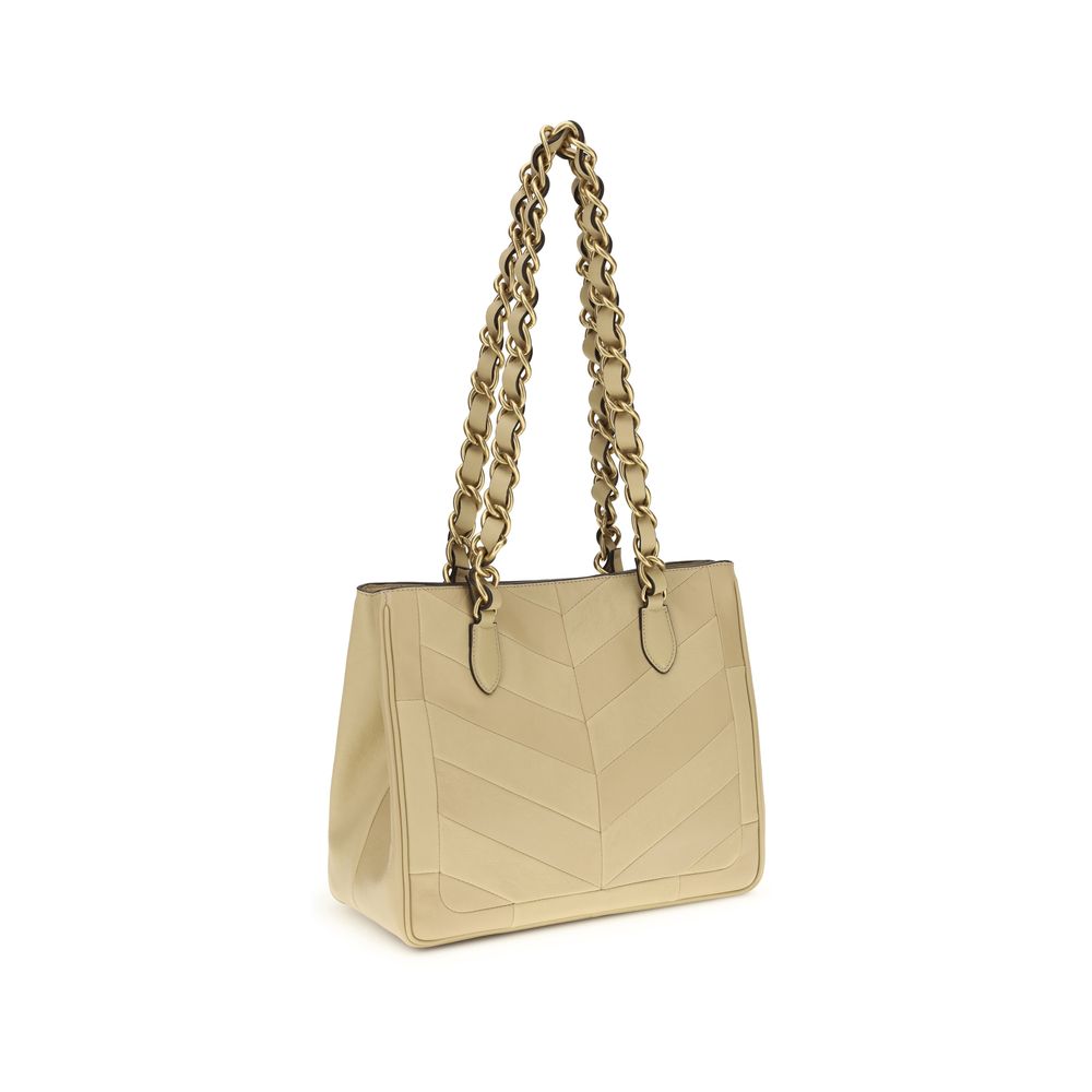 Valentino Garavani Gold Napa Leather / Calf Bos Taurus Shoulder Women's Bag