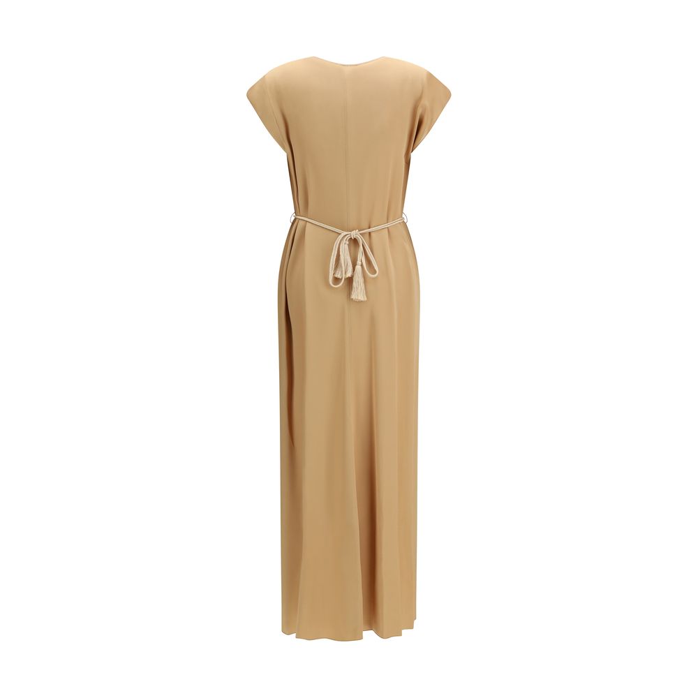 Forte_Forte Orange Viscose Casual Women's Dress