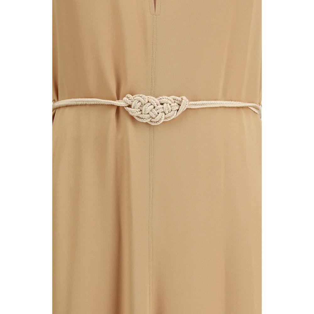 Forte_Forte Orange Viscose Casual Women's Dress