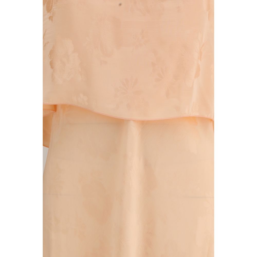 Forte_Forte Orange Viscose Casual Women's Dress