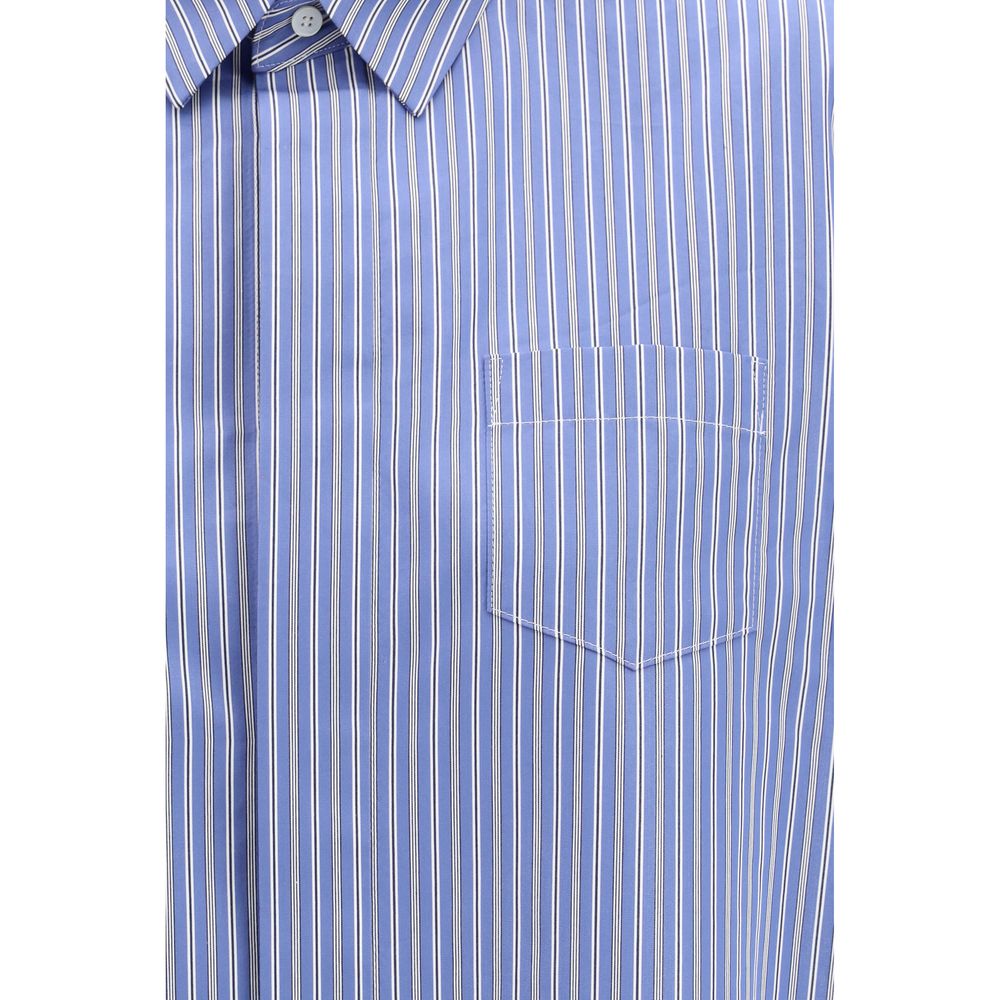 Sacai Blue Cotton Pattern Women's Shirt