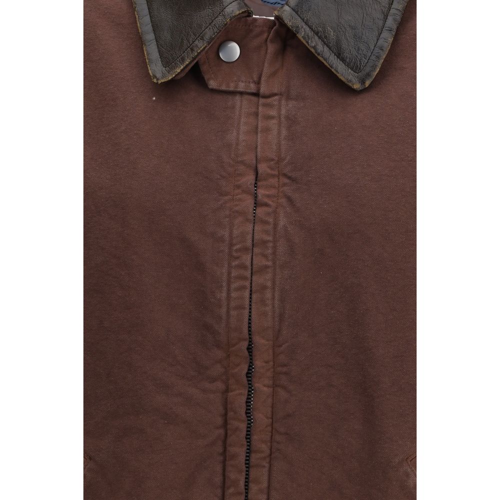 Prada Brown Cotton Women's Coat