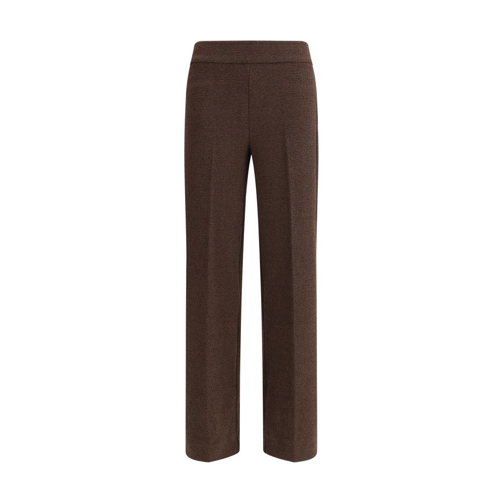 Avenue Montaigne Brown Polyester Casual Women's Pants
